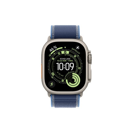 Apple Watch Ultra 3 Titanium Cellular 49mm With Trail Loop In Bluelight Blue Ml