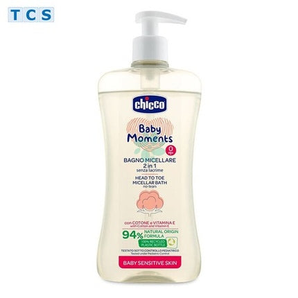 Chicco Baby Moments Micellar Bath 2-in-1 Without Tears 500ml