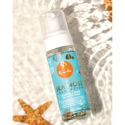 Curls Sea Moss Nourish & Shine Foam - Nourishing Alcohol-Free Hair Mousse