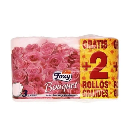 Foxy Foxy Bouquet Color Toilet Paper 3 Layers 4 2 Rolls