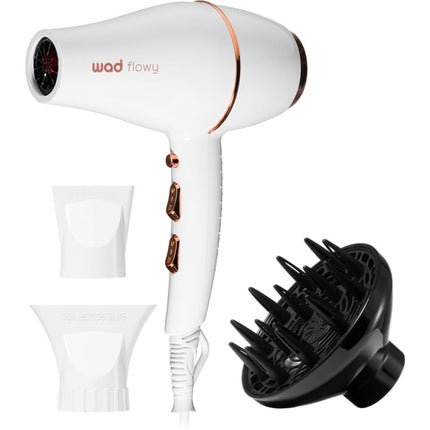 Flowy White Hair Dryer - Beauty - Hair Care - Hair Styling Tools - Hair Dryers