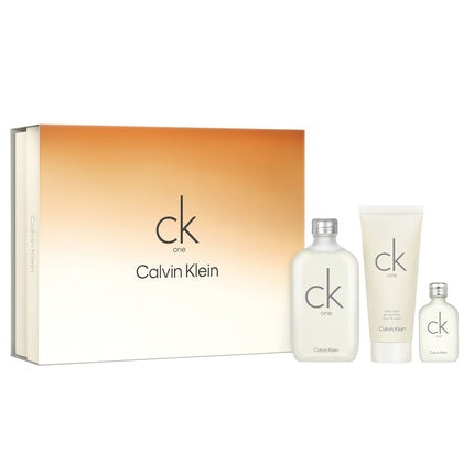 Calvin Klein Ck One Gift Set Eau De Toilette Spray 100ml Shower Gel 100ml Eau De Toilette Spray 15ml