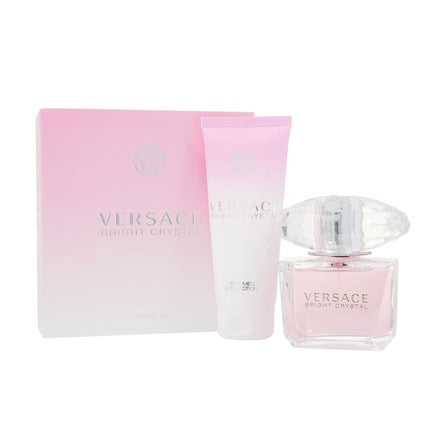 Versace Bright Crystal Eau De Toilette 90ml With Body Lotion 100ml
