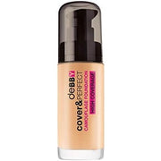 DEBBY Cover And Perfect Fluid Foundation 02 Ivory Cosmetic for the Face