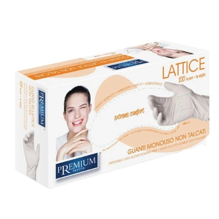 Xanitalia Pro Xan Pro Disposable Latex Gloves Size L - 100 Pieces