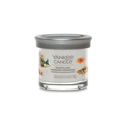 Yankee Candle Aromatic Candle Signature Tumbler Small Woodland Weekend Memories - 122 Grams