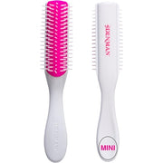 Denman Curly Hair Brush Cherry Blossom 5 Row Styling Brush for Detangling Separating Shaping and Defining Curls Fringes and Bangs 1 Count