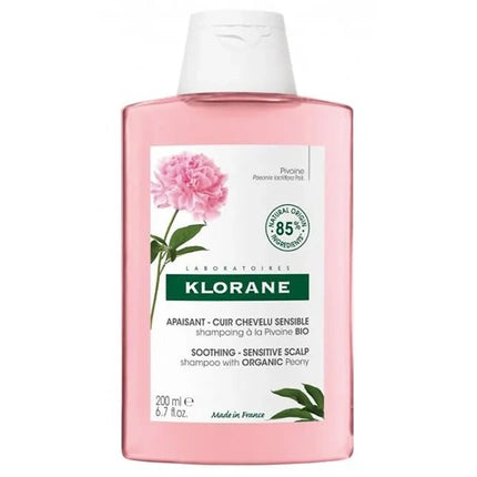 Klorane Peony Shampoo 200ml Soothing And Antiirritating Shampoo