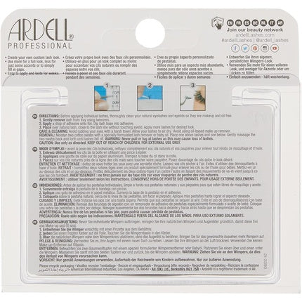 Ardell Individuals Long Black Knot Free False Eyelashes 56 Count