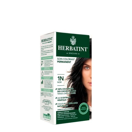 Herbatint Permanent Hair Color N1 Black 150ml