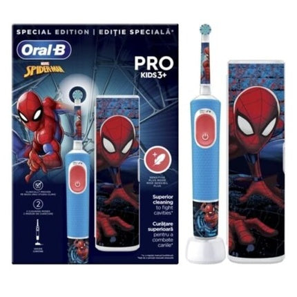 Oral-B Pro Kids Spiderman Electric Toothbrush for Children 3+