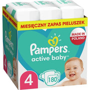 Pampers Active Baby Size 4 - 180 Pieces
