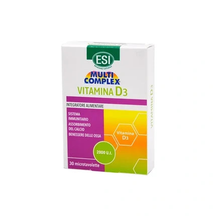 Esi Multi Complex Vitamin D3 Supplement 30 Micro Tablets