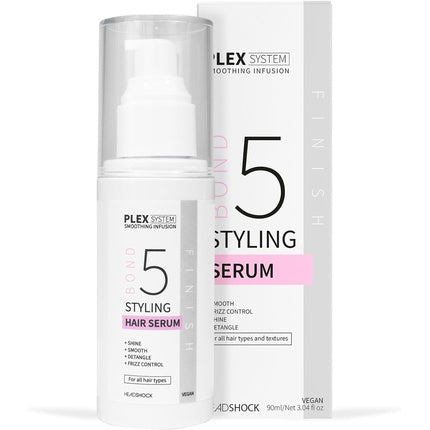 Headshock Plex System Smoothing Infusion Lightweight Detangling Styling Serum No.5 90ml
