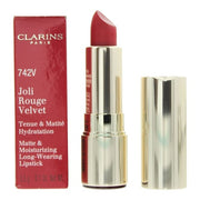 Clarins Joli Rouge Velvet 742v Lipstick 35g For Women