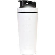 GymBeam Stainless Steel Shaker 750ml Protein Shaker White