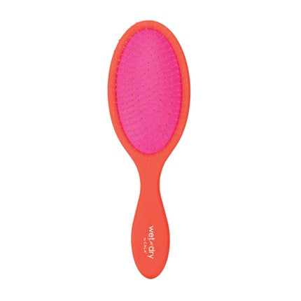 Wet-N-Dry Hair Brush Orange/Hot Pink
