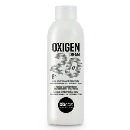 Bbcos Oxigen Cream 20 Volume 6 Emulsion 150ml Perfect For Hair Coloring
