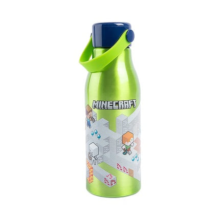 Stor Water Bottle With Flexi Handle 760 Ml - Minecraft