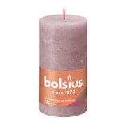 Bolsius Shine Stump Candle 130x68 Ash Rose