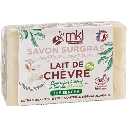 Mkl Green Nature Organic Goat's Milk Surgras Soap with Sencha Tea 100g