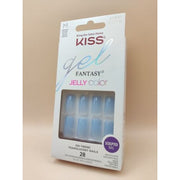 Kiss Gel Fantasy Jelly Color Gel Nails 28 Artificial Nails with Glue 91891/Fjc03c