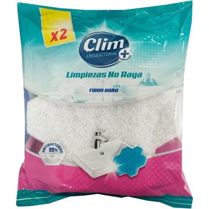 CLIM Scratch-Free Fiber Bathroom X2