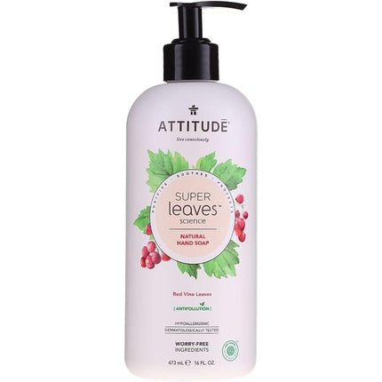 Attitude Super Leaves Hand Soap Red Vine Leaves 473ml