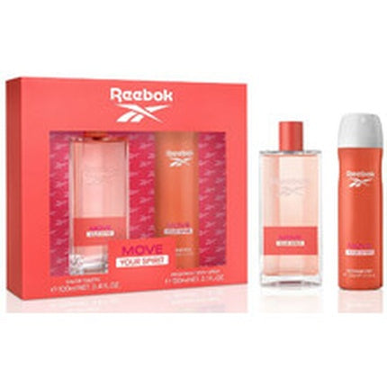 Reebok Move Your Spirit For Women Gift Set Eau De Toilette 100 Ml And Deodorant Spray 150 Ml