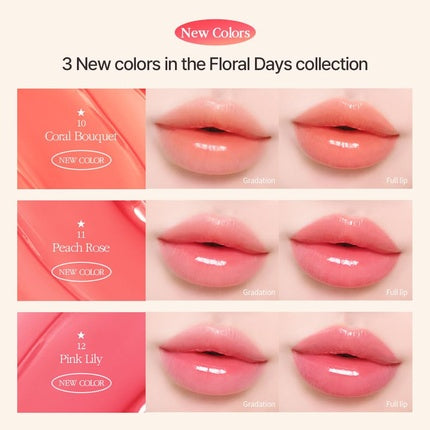 Cosnori Flow Wave Lip Tint Vegan Glassy Lip Gloss Lightweight & Long-Lasting