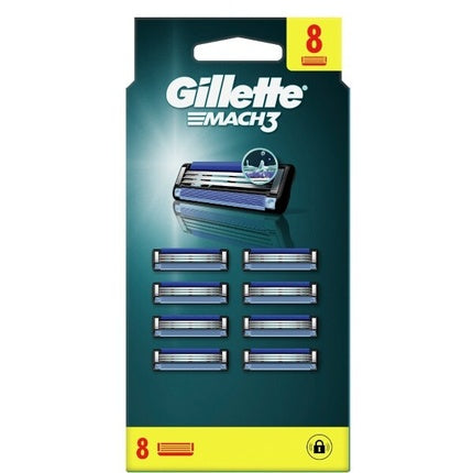 Gillette Mach3 Spare Heads 8 Pieces