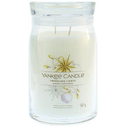 Yankee Candle Twinkling Lights Signature Candle Medium Glass 368 G
