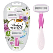 Bic Soleil Escape Rose Magnolia Razor Blades 2 Pack
