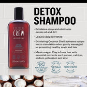 American Crew Detox Shampoo For Men 33.8oz