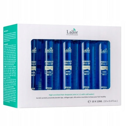 La'dor Perfecti Hair Fill-Up Special Hair Clinic Regenerating Ampoules For Damaged Hair 10x13ml