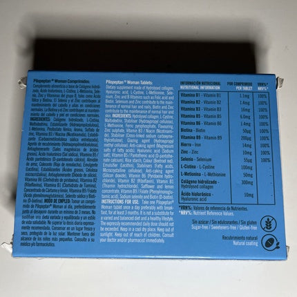 Genové Dermatologics Pilopeptan Woman Hair Tablets 30ct - Exp 5/24+ New