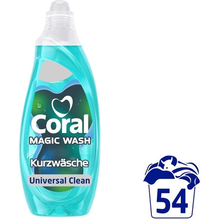 Coral Magic Wash Quick & Care Universal Clean Liquid Detergent
