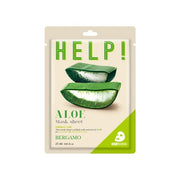 Bergamo Help! Aloe Mask Sheet - 25 Ml Hydrating Face Mask