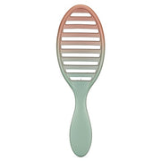 Wet Brush Speed Dry Hair Brush Seafoam Coral Feel Good Ombre Vented Design Soft HeatFlex Bristles Blow Dry Safe Ergonomic Handle Manages Tangles Pain-Free Hair Accessories 1 Count
