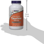 Now Foods Taurine Double Strength 1000mg - 250 Vegetarian Capsules