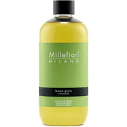 Millefiori Milano Lemon Grass Natural Refill For Diffuser, Yellow, 8.1 X 6.5 X