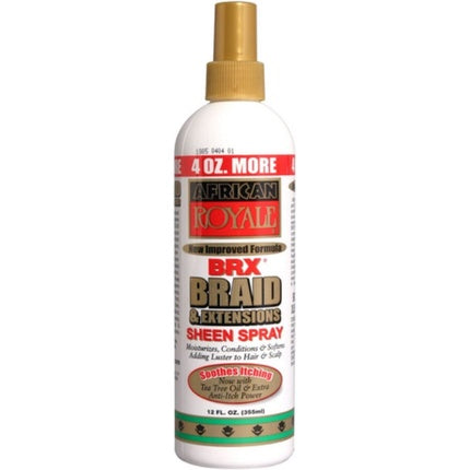 African Royale BRX Braid and Extensions Sheen Spray 12oz - Pack of 12