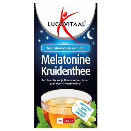 Lucovitaal Tea Melatonin - Herbal Tea For Sleep Support