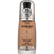 Deborah Milano 24 Hour Liquid Foundation Perfect Moisturising SPF 20 30ml 4 Apricot