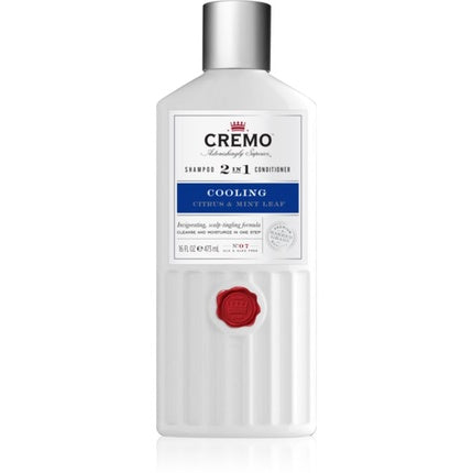 Cremo Citrus & Mint Leaf 2in1 Cooling Shampoo for Men - 473 ml