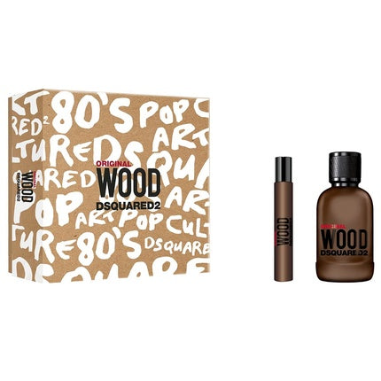 Dsquared2 Original Wood Eau De Parfum Spray 100ml + Eau De Parfum Spray 10ml