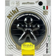 Mr & Mrs Fragrance Niki Autodiffuser Titanium Chrome New Car Scent