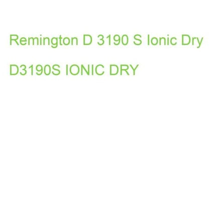 Remington D3190S Ionic Dry Hair Dryer