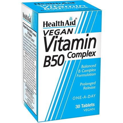 HealthAid Vit B50 Complex Prolong Release 30 Tablets