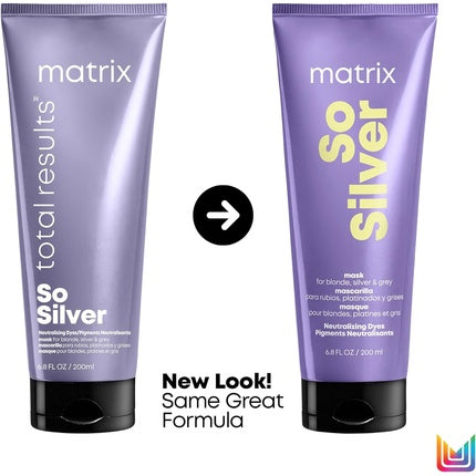 Matrix So Silver Hair Mask for Blondes, Greys and Silvers 200ml